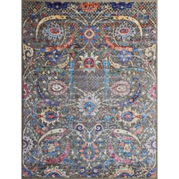 Designer Tabriz art Wool Silk Rug 14086